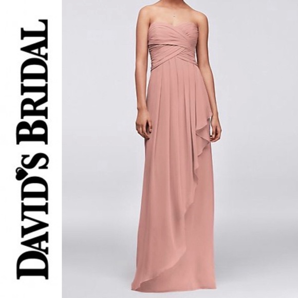 David's Bridal Dresses & Skirts - David’s Bridal Rose Strapless Dress